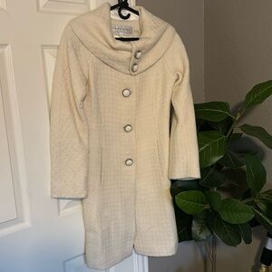 Trina Turk Cream Coat